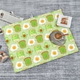 thumbnail image 6 of Kdxio Avocado And Toast for Dish Drying Mat,24*18 inch Absorbent Dish Drainer Kitchen Counter,Large Size Dish Drying Pad for Countertops,Draining Racks, 6 of 6