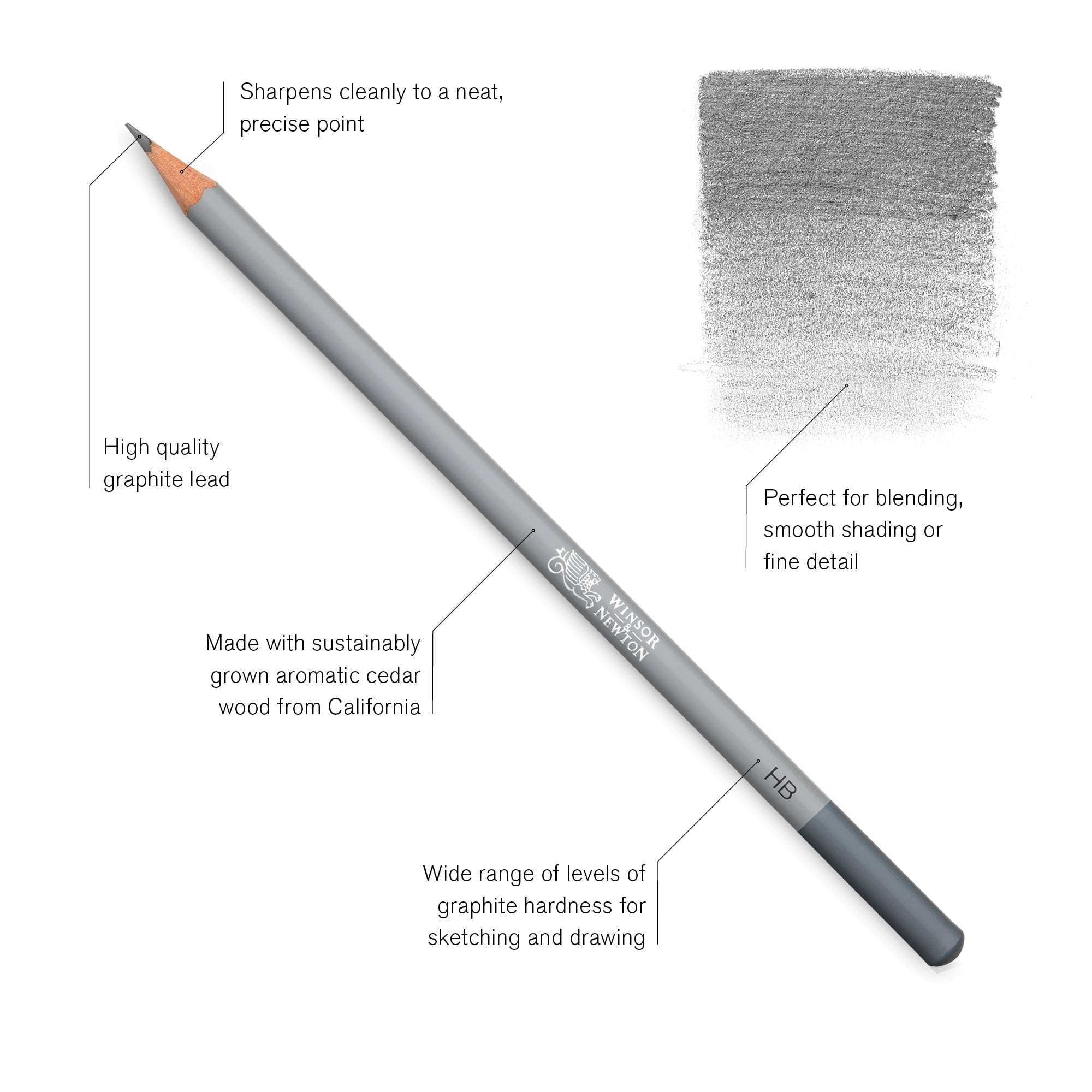 Winsor & Newton Studio Collection Graphite Pencil Set, 6 Packs: 12 ct. (72 total)