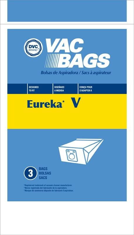 Eureka Style V Canister Vacuum Cleaner Bags by DVC Made in USA 