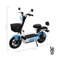 thumbnail image 2 of Bicimoto Bicicleta Electrica Adultos 2 Asientos 650w Urbana Azul, 2 of 7