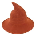 thumbnail image 6 of Cowboy Hats Men - Women Thickening Type Daily And Festival Witch Collapsible Hat Knitted Steepletop Hat,RD2,One Size, 6 of 6