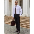 thumbnail image 5 of Youclos Men's Dress Shirts Long Sleeve Button Down, 4-Way Stretch Wrinkle-Free, Slim Fit, 5 of 7