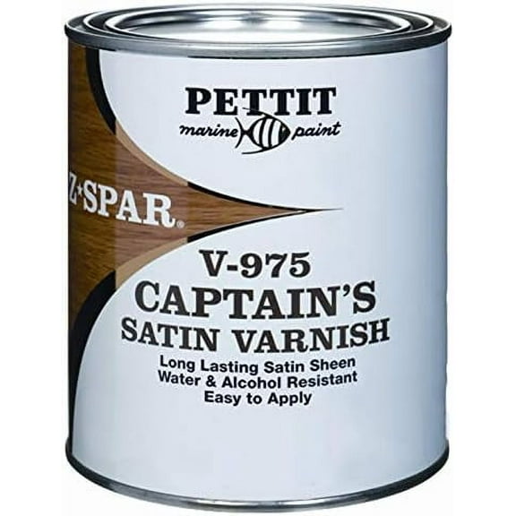 -Spar Captains Satin Sheen Varnish V975, Quart
