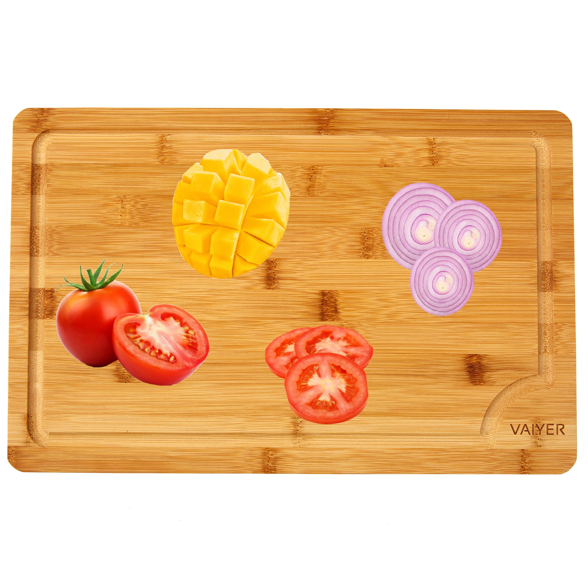 Meat Chicken Food Chopping Boards Plastic Kitchen Non Slip Chopping Cutting Board for Vegetables Strong Durable Plastic Fruits Easy to Wash.