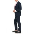 thumbnail image 4 of Adam Baker Men's Single Breasted Ultra Slim Fit 2-Piece Jacket, Trousers Suit Set, 4 of 5