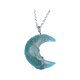thumbnail image 1 of Colgante de Resina de Cristal Multicolor Luna Joyería Brillante, 1 of 2
