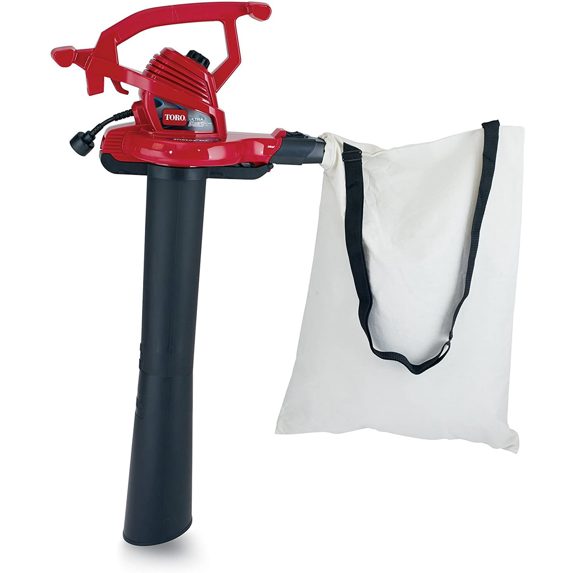 Toro 51621 UltraPlus Leaf Blower Vacuum Variable Speed up to 250 mph with Metal Impeller 12 amp Walmart