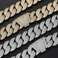 thumbnail image 4 of Extra Shiny Miami Cuban Link Chain for Men, Width 22mm Mens Cuban Chain, Solid Thick Big Hip Hop Iced Out Cuban Link Chain Necklace, 16-24 Inch - Gift Box Included, 4 of 8