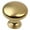 Brass Gold, variant on GlideRite 1.125 in. Solid Classic Round Cabinet Knob, Satin Pewter