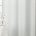 thumbnail image 6 of Vangao Linen Blended White Curtains Light Filtering Semi Sheer Curtains 2 Panels for Living Room Bedroom Grommet Drapes 52" x 63", 6 of 7