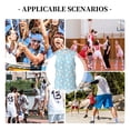 thumbnail image 6 of Honeii Cute Teeth print basktball shirt for men and women, Unisex basketball jersey for Theme party-Small, 6 of 6