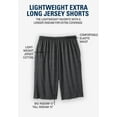 thumbnail image 4 of KingSize Men's Big & Tall Lightweight Longer Length Jersey Shorts, 4 of 6