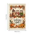 thumbnail image 3 of Thanksgiving Garden Flag, Fall Yard Decorative Banner for Lawn Patio Porch Garden Outdoor Home Seasonal Harvest Decor and Autumn Holiday Display, 3 of 7