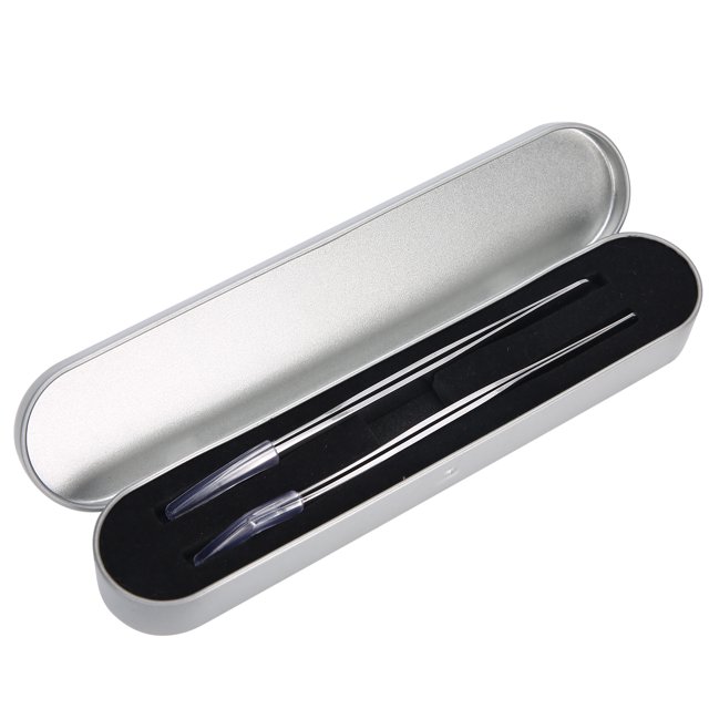 Juego de Pinzas BuyWeek para Pestañas de Acero Inoxidable Herramienta de Maquillaje
