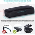 thumbnail image 4 of Extra Thick Office & Gaming Chair with Foam Armrest Pads - 2-Piece Set (Black), 4 of 4
