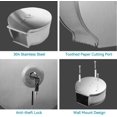 thumbnail image 5 of Dispensador de papel higiénico, dispensador de papel higiénico comercial de acero inoxidable con cerradura Dispensador de papel higiénico de un solo rollo, 5 of 5