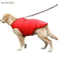 thumbnail image 3 of BadPiggies Double Sides Dog Vest Coat Winter Waterproof Pet Jacket for Small Medium Large Dogs (XS, Red), 3 of 7