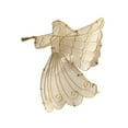 thumbnail image 1 of Brite Star 11" LED Lighted Gold Shimmer Angel Christmas Tree Topper - Warm Clear Lights, 1 of 4