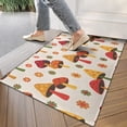 thumbnail image 4 of Red Mushroom Flower Light Pattern Door Rugs,Washable Non Slip Door Mats Indoor,Decorative Door Mats,Entry Mat Indoor for Entrance,Bedroom,Kitchen,Bathroom,17"x30", 4 of 6