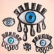 thumbnail image 5 of de Lentejuelas con Forma de Ojos, 5 Uds., Insignia de Tela para , Manualidades, Decoración, 5 of 9