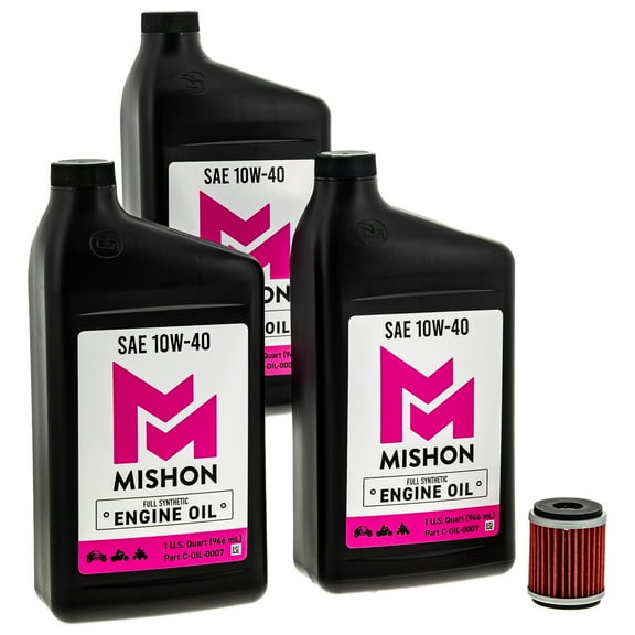 Mishon Engine Oil Change Kit for Yamaha 2017 YZ450FX Motorcycle MK1012783