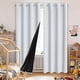thumbnail image 2 of Cortinas para oscurecer totalmente la habitación; cortinas térmicas aislantes con tejido insonorizante para una mayor privacidad y eficiencia energética en, 2 of 5