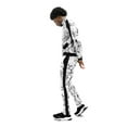 thumbnail image 3 of G-Style USA Men's White Tiger Track Suits ST880 - White - Medium, 3 of 7
