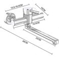 thumbnail image 3 of Kitchen Mixer Tap Kitchen Sink Faucet 360 Swivel Stainless Steel Cold And Hot Wall Mounted Mixer Tap, 3 of 5