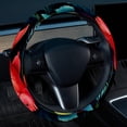 thumbnail image 2 of Fish 14.5 Inch Printing PVC Leather Auto Accessories Steering Wheel Cover, 2 of 6