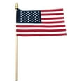 thumbnail image 1 of Drapeau Américain 4 Pouces x 6 Pouces Standard avec Pointe de Lance, 1 of 4