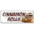 thumbnail image 2 of Cinnamon Rolls Banner Sign Fresh Baked Bakery Still Warm Homemade hot, 2 of 4