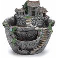 thumbnail image 2 of Fairy Tale Garden Flowerpot, Outdoor And Indoor Flowerpot, Unique Sweet House Design, Home Decor Silver, 2 of 5