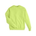 thumbnail image 6 of Hanes EcoSmart Unisex Crewneck Safety Sweatshirt, Hi Vis Pullover Safety Green Fleece, 2 Pack, S, 6 of 6