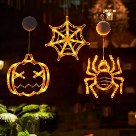 

Clearance Deals!Crcmjuhgsa Night Lights Decorative Window Lights Orange Decorative Lights Hanging Warm White Pumpkin Halloween Party Decorative Lights On The Balcony