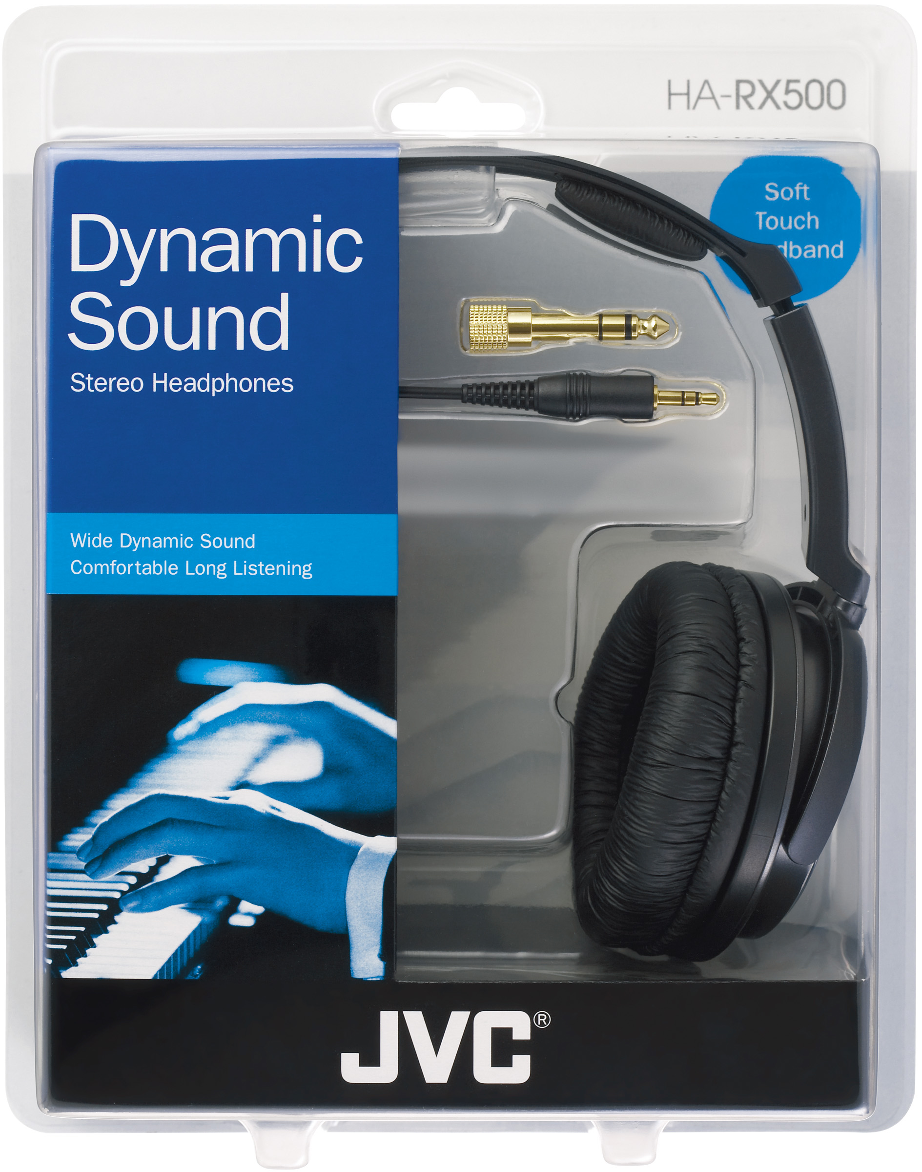 JVC Noise-Canceling On-Ear Headphones, Gray, HARX500 - image 4 of 8
