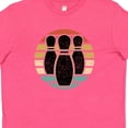 thumbnail image 4 of Inktastic Bowling Sunset for Bowler Silhouette Bowling Pins Youth T-Shirt, 4 of 5