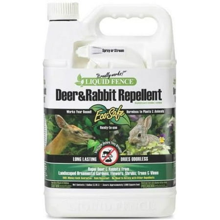 Liquid Fence Deer & Rabbit Repellent Ready-to-Use, 1-gal