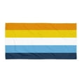 thumbnail image 1 of Aroace Pride Flag Beach Blanket Towel, 1 of 3