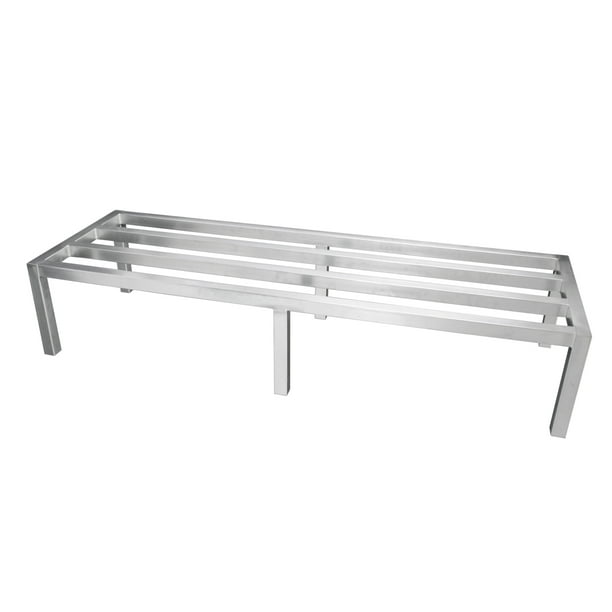 Excellante Aluminum dunnage rack, 20" x 60" x 12", 2100lbs, nsf, comes