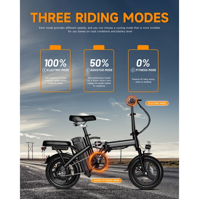 BroPath Electric Bike for Adults, Ebike, Electric Bicycle with 48V