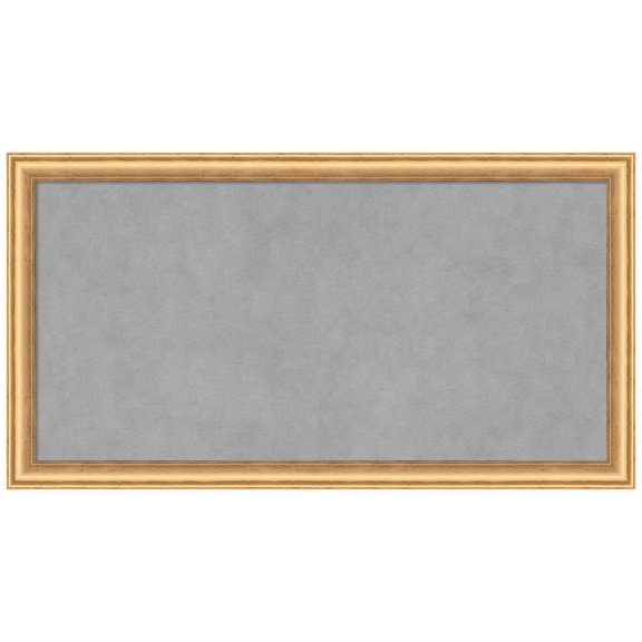 Amanti Art Salon Scoop Gold Framed Magnetic Board 26 x 14 in.