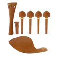 thumbnail image 4 of 4/4 Violín Luthier Maker DIY , Clavijas de Afinación, Clavija Final, Piezas de Mentón Sunnimix Pieza de cola de violín, 4 of 8