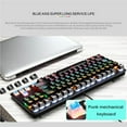 thumbnail image 2 of Punk Mechanical Keyboard k550 87 Keys Mechanical Keyboard Green Shaft Gaming Office Notebook Professional Keyboard No.3, 2 of 8