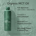 thumbnail image 5 of Sports Research® 100% Keto MCT Organic Oil - Fatty Acid Fuel Triple Ingredient C8 C10 C12 (16oz), 5 of 9