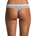 thumbnail image 5 of Secret Treasures Women's Cotton Thong Panties, 6-Pack, 5 of 7