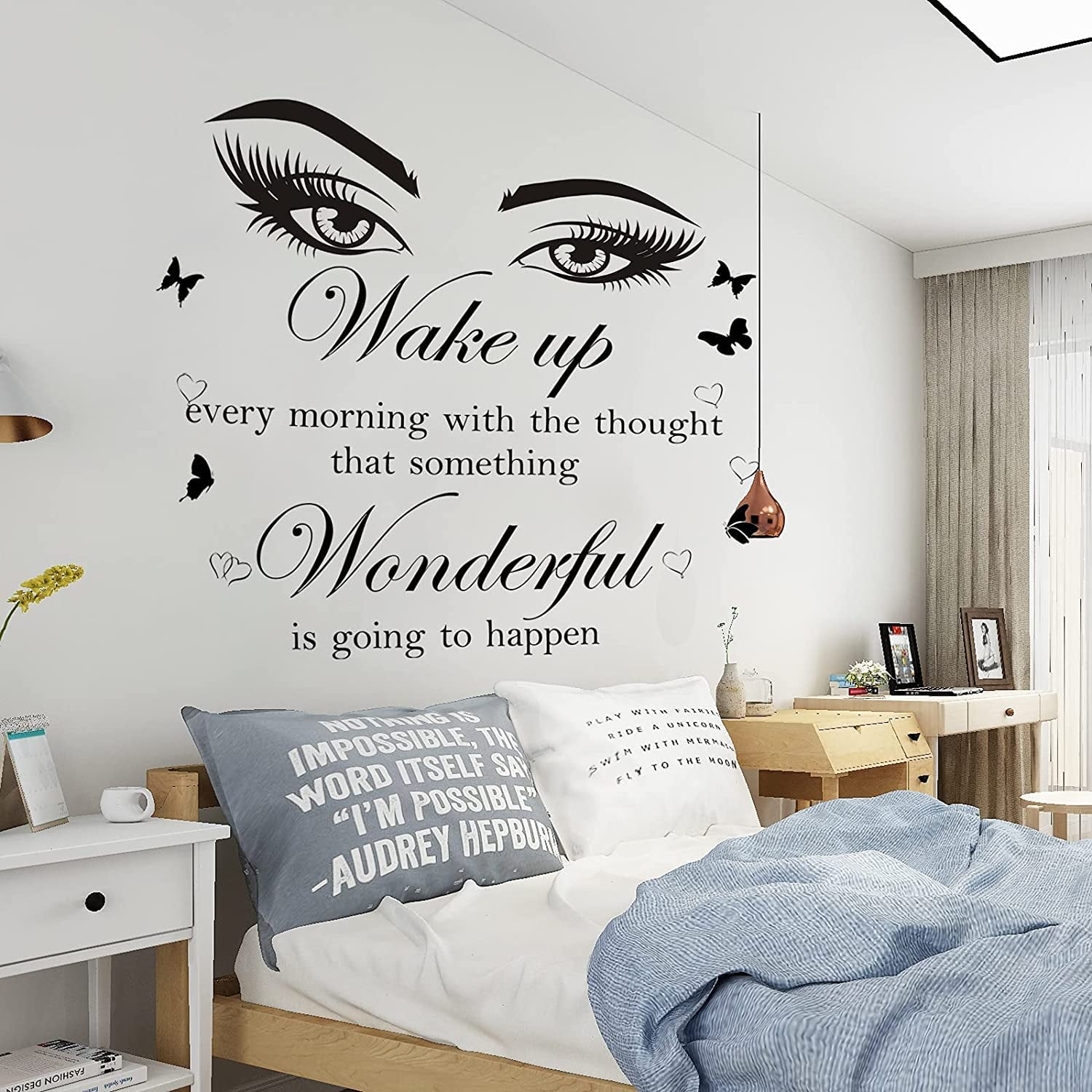 Wall Decals Sticker-Motivation Quote Coco-Vinyl Sticker-Chanel Success  Inspiring Letters-Room Decor Stickers-Custom  Color-Removable-bS000x021k-22.5x7