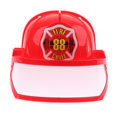 thumbnail image 1 of Bewildely Simulation Fireman Safety Adjustable Firefighter Hat Red Toy Cap Juguetes, 1 of 1