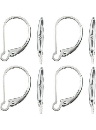 Leverback Earring Findings Clasp Earring Hooks Ear Wire Clip - Temu