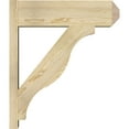 thumbnail image 3 of Ekena Millwork 8"W x 26"D x 30"H Funston Rough Sawn Craftsman Outlooker, Douglas Fir, 3 of 4
