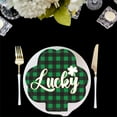 thumbnail image 4 of Uuowzo 24 Pcs St Patrick's Day Plates and Napkins Supplies Set Shamrock Theme Party Disposable Tableware Kit Decorations Favors for Birthday Party Shower, 4 of 6